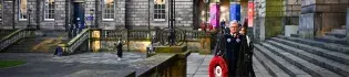 Wreath-laying procession at Remembrance Sunday Service 2023