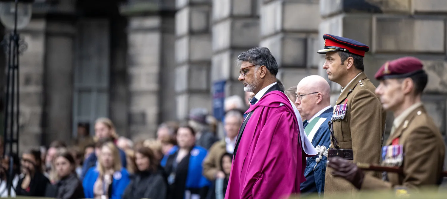 Senior Leaders in ceremonial gowns